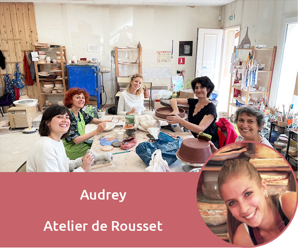 Audrey Terranova atelier de poterie a rousset