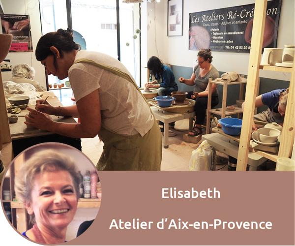 Elisabeth Cornet atelier de poterie à Aix-en-Provence